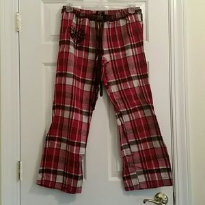 Top model pink pj bottoms L 11/13